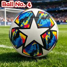 High Quality Football Official Size 5 PU Material, Beautiful Colors And Exquisite Pattern Design, Suitable For Personal Training And Team Matches, Basic Model, Feels Soft And Comfortable, Suitable For Indoor And Outdoor Use - Multicolor - View 2