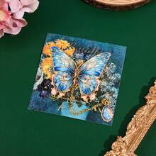1pc Vintage Butterfly Floral Hollow Metal Bookmark With Pendant, Page Marker Bookmark Divider, Suitable For Home Office Study, Ideal Gift For Book Lovers, Aesthetic Decorative Stationery - 1Pc - View 17