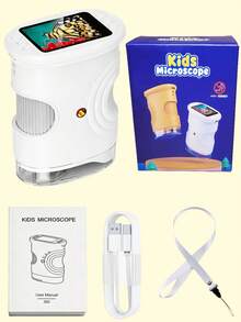 Upgraded Handheld High-Definition Electronic Microscope, Mini Pocket Microscope For Outdoor Exploration, Parent-Child Interactive Science Toy, Portable Handheld Observation Microscope, Pocket Digital Microscope Designed For Children, Compact And Easy To Carry, Suitable For Travel, Outings, And Outdoor Learning - Multicolor - View 14