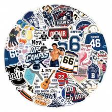 52PCS Off Campus Stickers Aesthetics Stickers Scrapbooking, Diary, Laptop, Bumper, Skateboard, Water Bottle, Computer, Phone Greeting Cards, Photo Albums, Furniture, Stickers - View 2