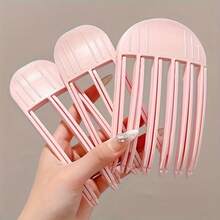 High Volume Styling Tool Set (3-Prong + 6-Prong) Pink Seamless High Volume Hair Clips Daily Use Slouchy Person Flat Hair Bangs Clip - Multicolor - View 5