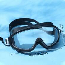 2pcs/1pc/Large Frame Swimming Goggles, Ultra Clear Vision Anti-Fog, Adult Swimming Goggles, Suitable For Various Swimming Activities - White - View 6