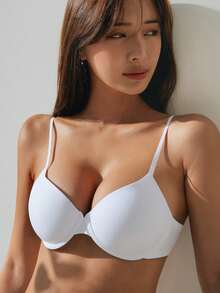 DAZY 女士钢圈文胸 - 提升胸型、支撑力强、舒适时尚的必备内衣 - 白色 - 查看 3