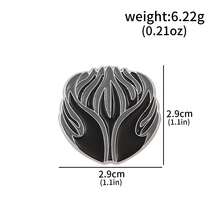 1 pieza Broche Hollow Knight Oruga Clavo Colgante Comandante Grimm Pines de Cómic Unisex Accesorio para Mochila Ropa Insignia Regalo - Multicolor - Ver 31