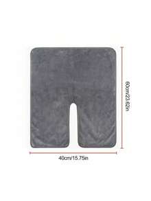 1/2pcs U-Shaped Towels, Reusable Soft Microfiber Neck Towels For Beauty Salon Spa Massage Facial Care, Size 23.62*15.75 Inches (60*40 Cm), Suitable For Beauty Salon Care - Pink - View 4
