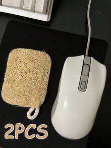 1/2/3/4件裝絲瓜絡去角質身體刷 - 溫和沐浴海綿，男女皆適用，適合日常使用或廚房清潔 - 彩色 - 查看 10