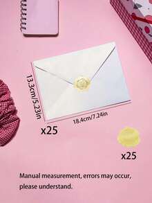 25pcs - Minimalist Pearl White A7 Envelopes With Stickers. These Minimalist Pearl White Envelopes Are Perfect For Handwritten Birthday Wishes, Thank You Cards, Invitations, Weddings, New Year Greetings, Father's Day Handwritten Cards And Business Letters. - Pearl White - View 3