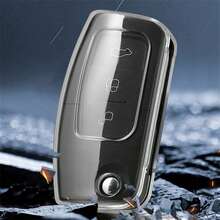 1 Pc TPU Car Key Case Cover, Fit For Focus 2 C-Max Ecosport S-Max Fusion Mondeo Models - A - View 8