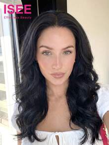 ISEE Hair Wear Go kleberfreie Body Wave 9x6 M-Cap Lace Perücke, vorbleicht, vorgeschnitten, vorgereinigt Haaransatz, 16-26 Zoll, 180% Dichte, natürliche Farbe, echte Echthaar Perücke für den täglichen Gebrauch für Frauen - SNatural - Übersicht 1