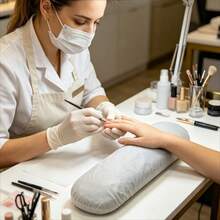 15PCS Disposable Manicure Arm Support Pillow Covers, U-Shaped Long Manicure Hand Rest Pillow Covers, Elastic Hygienic Pillow Covers, Suitable For Nail Salons And Home Use - Multicolor - View 2