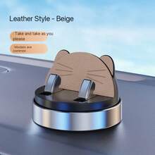 360° Rotating Car Dashboard Phone Holder, Adhesive Car Phone Mount, Center Console Car Mount, Dashboard Phone Holder Compatible With All Smartphones, 360° Rotating Car Phone Holder, Cat Ear Design Anti-Slip Silicone Base, Universal Center Console Navigation Mount - Multiple Styles - View 13