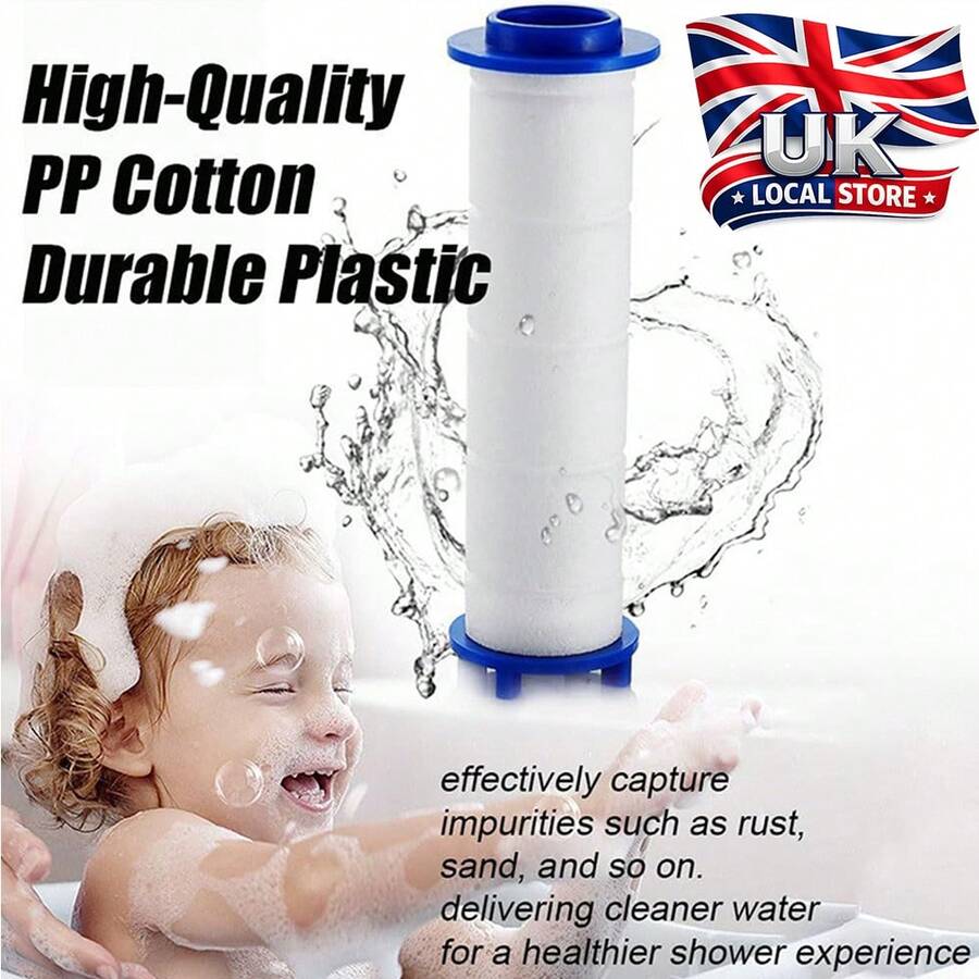 10x Showerhead Filters Hard Water Softener Filter Cartridge For Shower Head - 3.35in 10pcs - View 1
