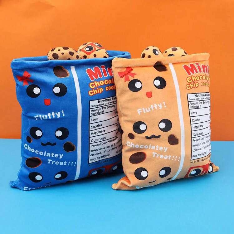 A Bag Of Snakes, Plush Pillow, Cute Boba Tea, Cookies, Stuffed Animal, Pudding, Cake, Alien, Bat, Plushies, Hug, Pillow, Birthday Gift - 42cm Green Alien - View 4