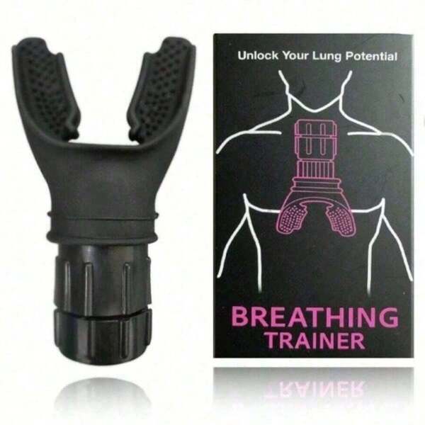 Adjustable Resistance Breathing Trainer - Enhance Breathing Strength, Professional Home Fitness, Gym Accessory, Exercise, Home Workout, Fitness Equipment, Home Training