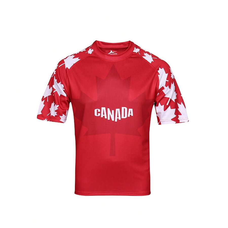 Original Patented Soccer Jerseys Of 48 Teams For The 2026 World Cup: Brazil, Argentina, England, Germany, France, Short Sleeve - 紅色 - 查看 1