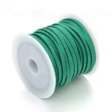 1 Roll 196.85 Inches Colorful Faux Suede Braided Cord, For DIY Bohemian Bracelet Jewelry Making String - 1 Roll - View 11