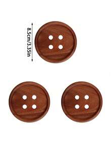 2026 Set Of 6 Colorful Wooden Coasters With Iron Stand, Home Decor Restaurant Cafe Gift For Friends - 3個木製杯墊 - 查看 1