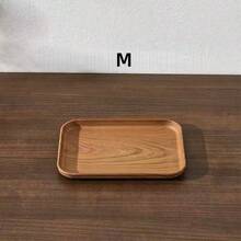 2件套椭圆形/方形托盘，适用于盛放食物、零食、饮料、寿司、牛排、披萨、甜点、蛋糕、面包、早餐、咖啡、茶、熟食拼盘、餐饮拼盘 - 紫紅色 - 查看 9