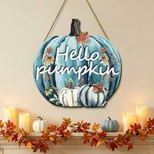 Summer Ocean Style Beach Shell WELCOME Wooden English Letter Hanging Decor Porch Sign - Multicolor - View 2