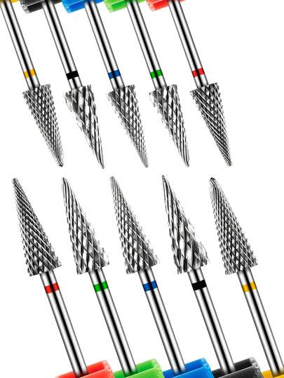 M/XC/C/XF/F Tungsten Steel Drill Bit: High Hardness, High Wear Resistance . 30 Seconds Fast Nail Removal. Quickly Remove Nail Extensions Without Vibration. Stable And Non-Wobbling Manicure Tool.