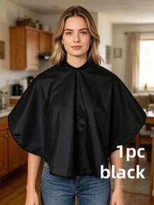Lightweight Foldable Haircutting Cape, Unisex, Stain-Resistant Portable Hairdressing Robe With Storage Pocket, Professional Hair Styling Cape, Suitable For Home, Dorm, Travel And Salon Use - Multicolor - View 10