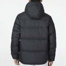 Chaqueta acolchada con capucha, cremallera y bolsillo estampado Nike WINDRUNNER, cómoda y suave, versátil, para hombre. - Negro - Ver 3