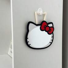 Sanrio 1/Pieza Nuevo Espejo de Cabeza Hello Kitty, Espejo de Maquillaje Plegable de Doble Uso con Soporte y Colgado, Espejo Portátil de Fácil Almacenamiento, Accesorio de Maquillaje, Accesorio de Viaje, Regalo de Cumpleaños, Día de San Valentín, Fiesta de Vacaciones, Regreso a la Escuela, Temporada de Graduación, Baño, Dormitorio, Opción Perfecta para Todas las Estaciones - Multicolor - Ver 6