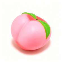 PU Peach-Shaped Slow Rebound Squishy Stress Relief Toy, Squeeze Toy, Venting Gift, Decorative Ornament - Multicolor - View 5
