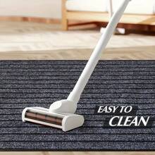 Anti-Slip Kitchen Floor Mat, Absorbent Oil-Proof Striped Carpet, Easy To Clean - Grey - View 7