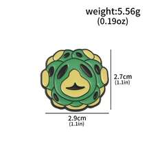 1 pieza Broche Hollow Knight Oruga Clavo Colgante Comandante Grimm Pines de Cómic Unisex Accesorio para Mochila Ropa Insignia Regalo - Multicolor - Ver 18