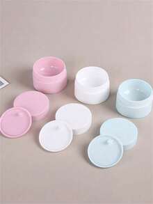 2pcs/Set 15-50g Cosmetic Empty Jars, Cosmetic Empty ConTrainers, Small Refillable Bottles, Plastic Round Lid Cream Travel Jars, Spray Bottle, Mini Perfume - Multicolor - View 5