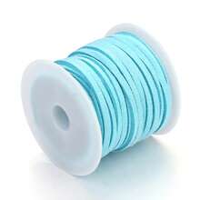 1 Roll 196.85 Inches Colorful Faux Suede Braided Cord, For DIY Bohemian Bracelet Jewelry Making String - 1 Roll - View 22