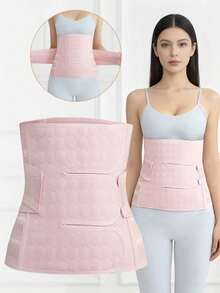 Adjustable Postpartum Support Belt For Cesarean And Natural Childbirth. Abdominal And Waist Support, Recovery. - Pink - View 1
