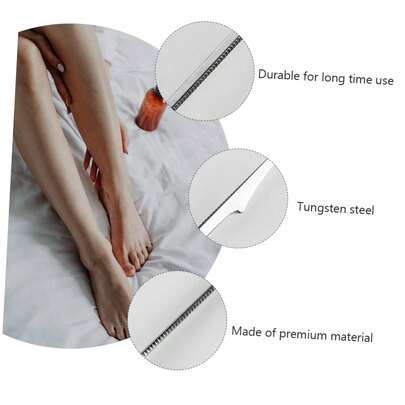 Bộ 1/2 dụng cụ mài chân bằng thép không gỉ mờ cao cấp kèm nắp bảo vệ, thiết kế bền tái sử dụng, làm sạch sâu cho bàn chân, loại bỏ da chết và chai chân, làm mịn da thô ráp, chăm sóc chân chuyên nghiệp, dùng hàng ngày tại nhà, phòng tắm, du lịch, unisex, bộ dụng cụ rửa và chăm sóc chân chuyên nghiệp tái sử dụng