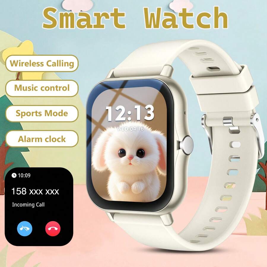 2026 New 1.83 Inch HD Full Touch Screen Smart Watch, Unisex, Supports Calling, Step Counting, Calorie Calculation, Multiple Sports Modes, Message And Call Notifications, Multi-Functional Smart Watch, Suitable For Sports