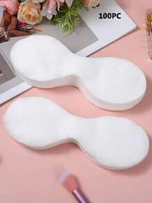 100PC Disposable Non-Woven Fabric Eye Care Products, Paper Facial Eye Masks, Spa Care, DIY Transparent Eye Mask Paper Beauty Face Sheets, Suitable For Skincare Spa Care And Moisturizing Care Scenes. - Multicolor - View 10
