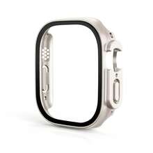 BEIMUSON Glass + Protective Case Compatible With Apple Watch Ultra 3/2/1 49mm Smartwatch PC Buffer Shell + Tempered Glass Screen Protector Series Watch Band Accessories - Multicolor - View 17
