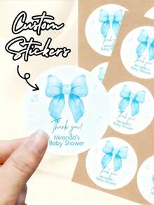 24pcs Personalized Address Labels, Personalized Wedding Address Labels, Custom Return Address Stickers, Suitable For Cards, Envelopes, Waterproof, Oil-Proof, Transparent Stickers, Multi-Functional Decorative Unique Stickers - Multicolor - View 7