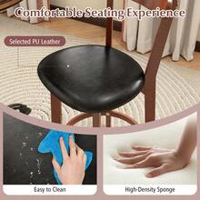 [Free Shipping] Set Of 2 29 Inch Modern Armless Upholstered Cushioned Seat Island Dining Chairs For Kitchen-XY500455 - FXCOYZUCJ2QWB1 - View 8