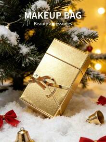 Yves Saint Laurent Modern Simple Golden Beauty Bag Fashion Multi-Purpose Organizer For Daily Outing Office Use Elegant Surprise Gift For Female Friends YSL-GIFT-152 - Gold - View 9
