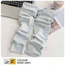 1 Pair Women's Ice Silk Sun Protection Arm Sleeves, Breathable Loose Fit For Summer Outdoor Travel And Cycling - Multicolor - View 6