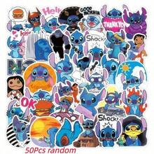 50Pcs Stitch Stickers, Phone Case Stickers, Stitch Waterproof Stickers, Office Supplies, School Supplies, X, DIY Stickers, Decorative Stickers, Cartoon Stickers, Anime Theme Stickers, Suitable For Phones And Suitcases, Also Suitable For Notebooks, Water Bottles And Guitars, Suitable For Laptops, Suitcases, Phones And Water Bottles - SDZ Stickers - View 10