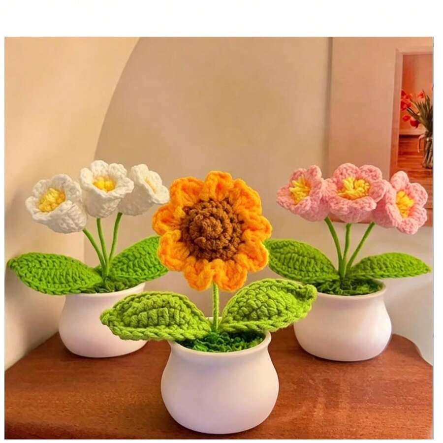 1 pezzo Pianta artificiale di girasole fatta a mano in vaso, decorazione per la casa, ornamento per auto, decorazione per ufficio, decorazione per scrivania, regalo per la festa degli insegnanti, regalo di compleanno, regalo per la festa della mamma, regalo per il Ringraziamento, fiore artificiale, decorazione per la casa, decorazione per la cucina, decorazione per la stanza, decorazione natalizia, decorazione per feste, artigianato decorativo, ornamento per scrivania da ufficio, decorazione per scrivania, decorazione regalo per feste, decorazione natalizia, regalo di Natale