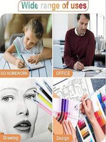 1/3/6/12pcs HB Eternal Pencil, Black, High-Tech, Unbreakable, No Sharpening Needed, Sketching Pencil, Father's Day Gift, Mother's Day Gift, Gift For Friends, Students, Teachers, Back To School, Random Color - Style 1 - View 7