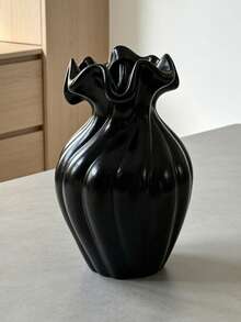 1 pièce Vase en résine fait main - Décoration vintage, convient pour le salon et l'ameublement doux | Décoration de la maison, décoration de la chambre, décoration de style bohème, ornement de table, cadeau unique, décoration de mariage, ornement en résine - Nouveau modèle - Voir 9