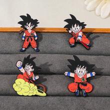 1pc Classic Dragon Ball Anime Brooch, Fashionable & Cute Son Goku Backpack Accessory, Made Of Zinc Alloy, Suitable For Daily Wear Or Gift - Multicolor - View 5