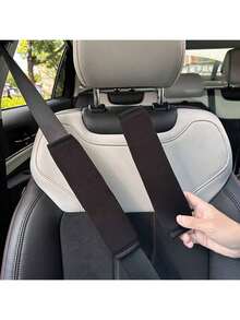 1 Set Pelindung Bahu Sabuk Pengaman Mobil, Pelindung Bahu Sabuk Pengaman Mobil Anti-Jepit, Penutup Pelindung, Pelindung Bahu Sabuk Pengaman, Aksesori Interior Mobil Universal untuk Semua Musim - A - View 9