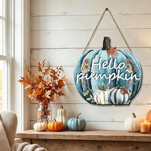 Summer Ocean Style Beach Shell WELCOME Wooden English Letter Hanging Decor Porch Sign - Multicolor - View 1