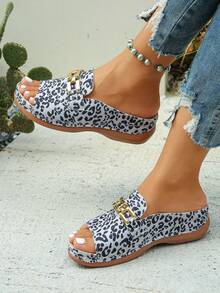 Estampado de leopardo gris