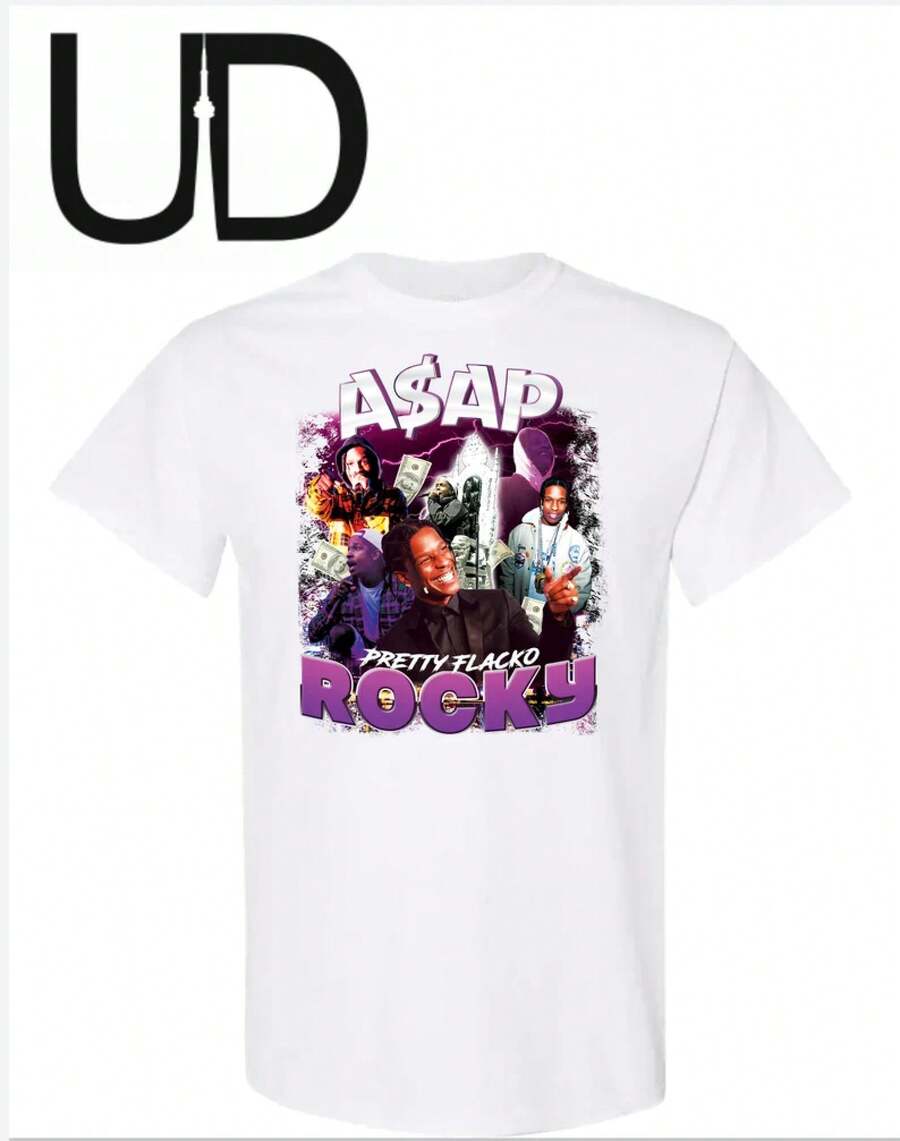 Custom Style Rap/Hip-Hop Design Shirt - White - View 1